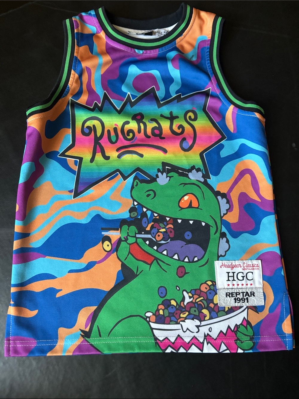 Rugrats Reptar Kids basketball jersey  - Multicolor
